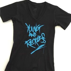 Young & Reckless T Shirt Black Size M